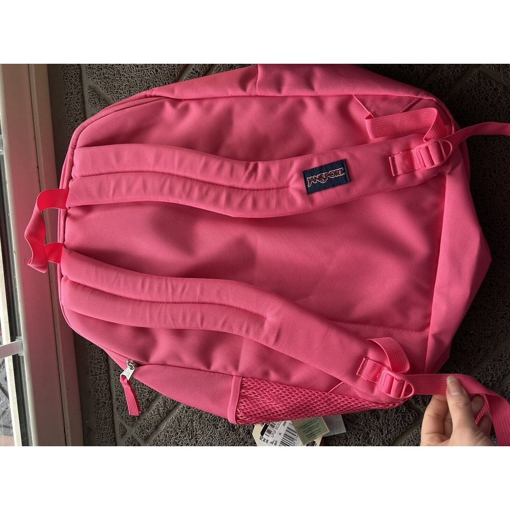 JanSport Big Student 17.5" Backpack - Posh Pink New With Tags Holds 15” Laptop - Picture 6 of 7